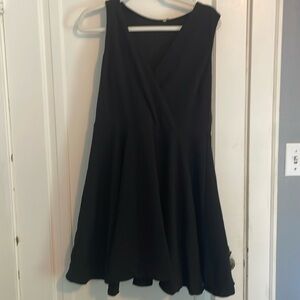 Sexy skater dress in black